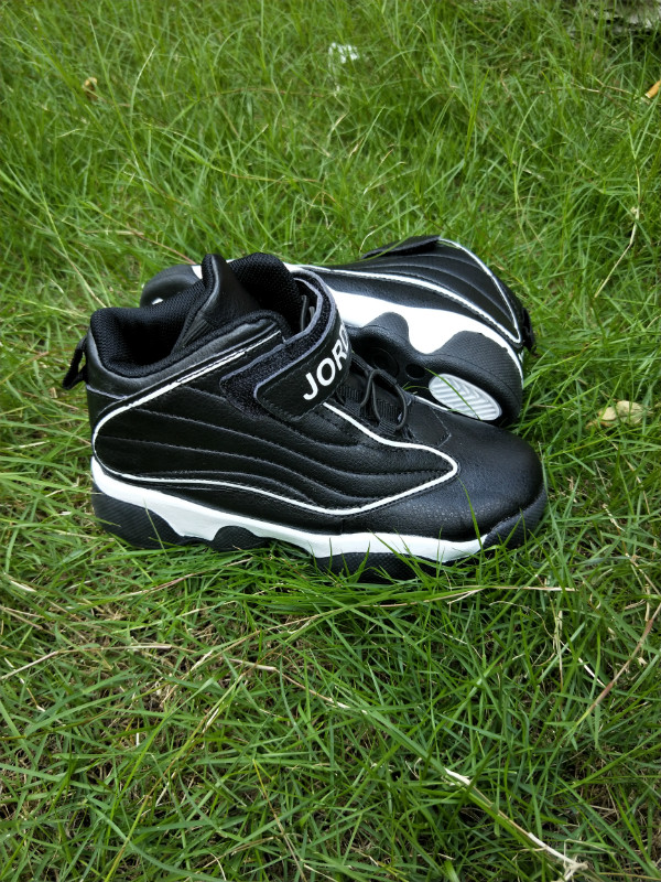 Kids Air Jordan 13.5 Pro Strong Black White Shoes